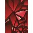 thumbnail image 1 of Ahgly Tapis Rectangulaire Lavable en Machine Rouge Tomate, 2 Pieds x 4 Pieds, 1 of 7