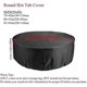 thumbnail image 2 of Hot Tub Cover Round Outdoor Waterproof Polyester Outdoor Spa Covers for Bathtub/Bubble Message Spa O, 2 of 4