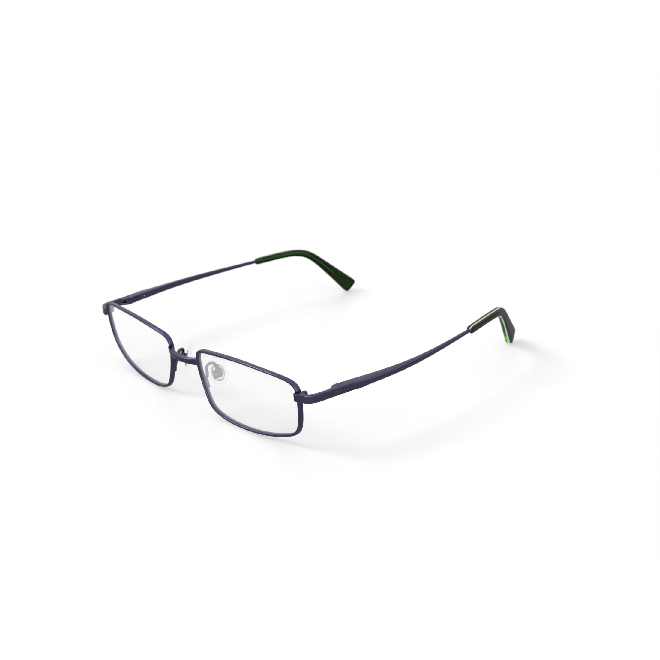 Walmart Youth FM17118 Rectangular Prescription Eyeglasses with Case, Gunmetal