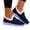 Blue, variant on YOUYEDIAN Sneakers for Women Fall Winter Orthopedic Plush Warm Fashion Sneakers Fuzzy Lined Versatile Round Toe Sport Shoes