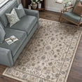 thumbnail image 4 of WIPONKEN 3x5 Area Rugs Morris Carpet for Living Room Bedroom Dining Room Office Farmhouse, Machine Washable Non Slip Vintage Persia Rug Brown, 4 of 6