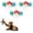 Mushroom, variant on Cat Suction Cup Spinner Toy Interactive Perch Window Toys for Indoor Cats | Rotating Cat Boxing Toy with Sturdy Base, Suction Cup Companion Sill for Pets Exercise Enrichment(Dinosaur)