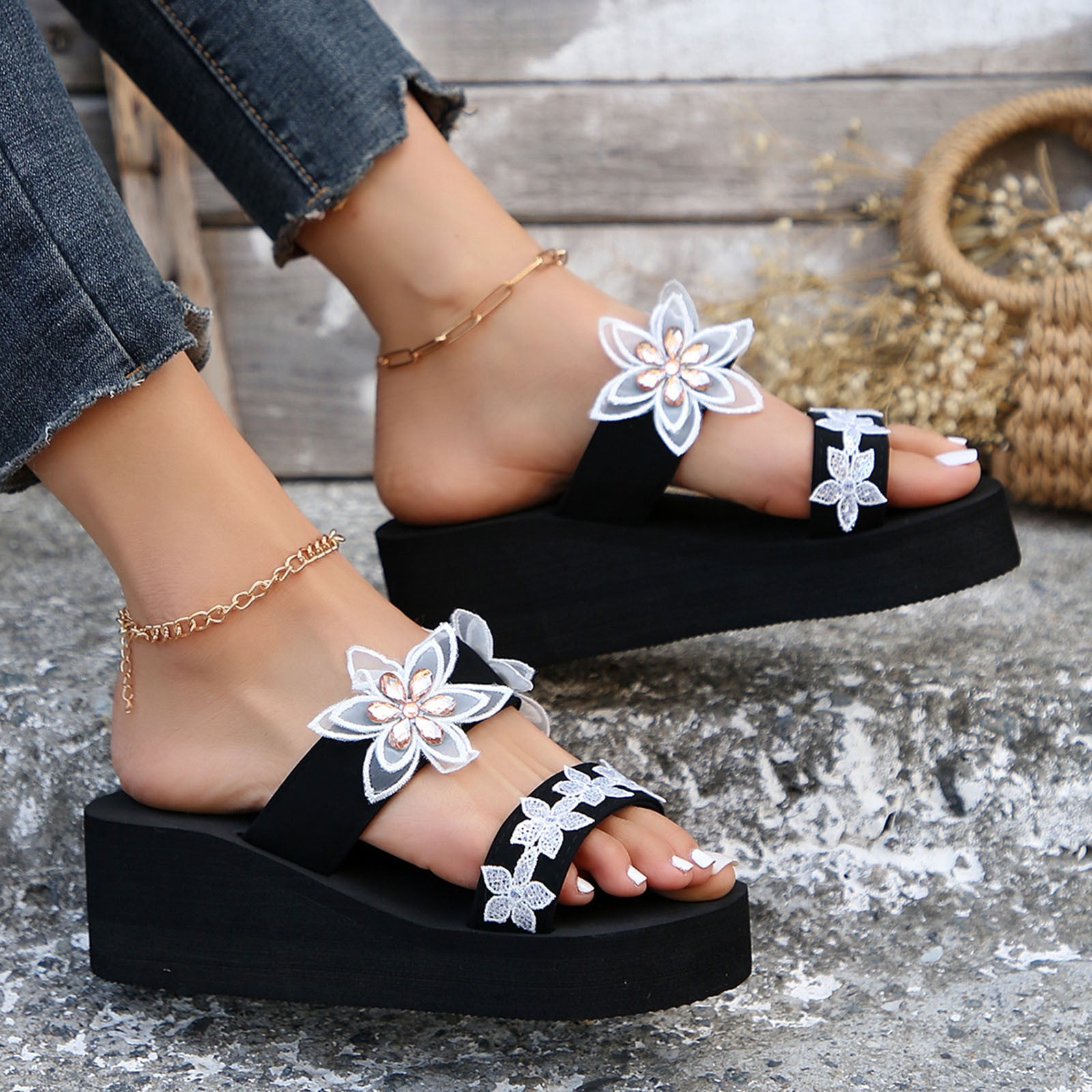 LUOGENLI Female Sandals Women Dressy Wide Feet Size 12 Shoes for Women Open  Toe Flatform Wedge Casual Heeled on Thick Cushion Sandal Womens Sandals  Comfortable Dressy - Walmart.com
