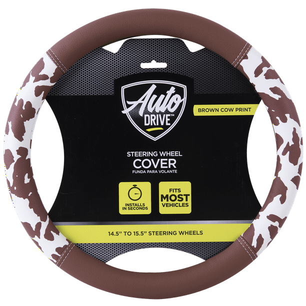 Cow steering wheel cover hotsell