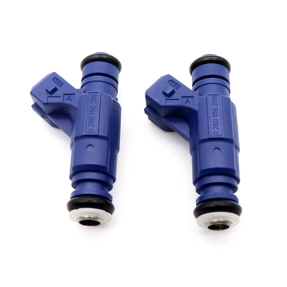 SecosAutoparts 2x Fuel Injector Compatible with Polaris RZR Sportsman Ranger EFI 700 800 0280156208 1202863