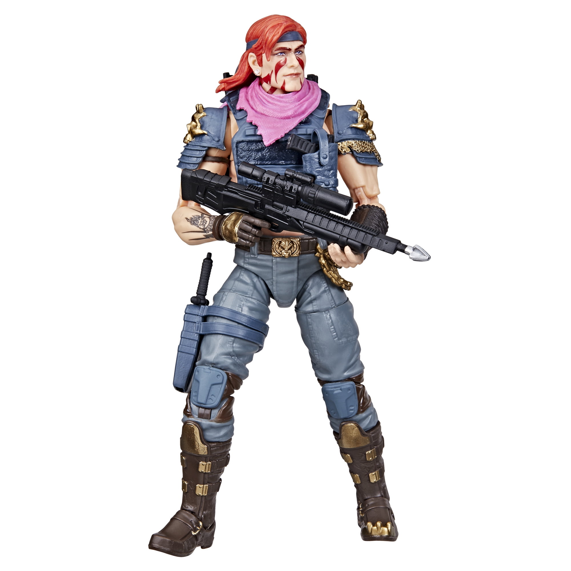 G.I. Joe Classified Series #146, Dreadnok Zandar, 6” Action Figure, 5 Accessories