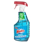 Windex Glass, Window, and Mirror Cleaner, Original Blue, Spray Bottle, 23 fl oz