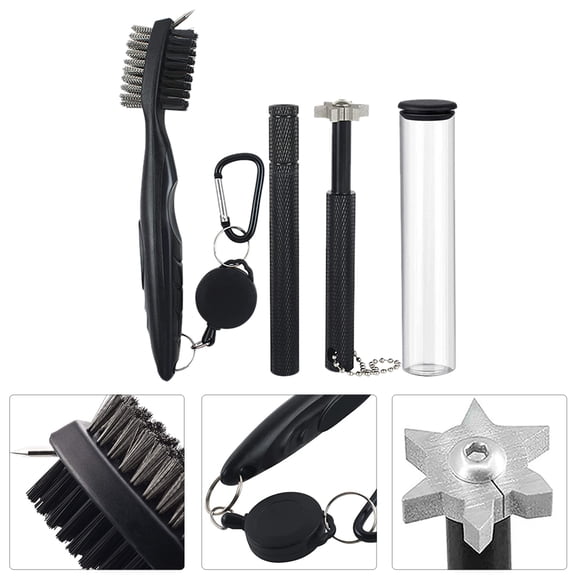 OUNONA Club Cleaning Kit Golf Groove Sharpener and Maintenance Tool Man