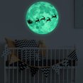 thumbnail image 3 of Gwong Decoración hogareña Etiqueta de la pared Patrón de dibujos animados autoadhesivo PVC 3D en forma de luna etiqueta luminosa para el hogar Gwong 21073771, 3 of 6