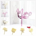 thumbnail image 2 of 2023 Happy Mothers Day Cake Topper Gold Red Tulip Acrylic MOM Birthday Party Cake Toppers Dessert Decoration Mother's Day Gifts Gao Jinjia LED, 2 of 2