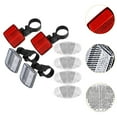 thumbnail image 6 of Vsenkes Bike Front Rear Reflectors Cycling Reflectors for Riding Adults Bike Cycling 4FrontRearReflectors, 6 of 9