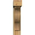 thumbnail image 2 of Ekena Millwork 6"W x 26"D x 26"H Funston Block Rough Sawn Bracket w/ Offset Brace, Western Red Cedar, 2 of 25