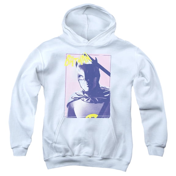 Batman Classic Tv - Wayne 80S - Youth Hooded Sweatshirt - Medium