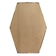 thumbnail image 5 of Stratton Home Decor 20.25" x 27.75" Modern Hexagon JoJo Wall Mirror, Brown, 5 of 15