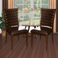 thumbnail image 3 of Furniture Of America ShefIeld I Brown Cherry Upholstered Side Chairs Set Of Two, 3 of 3