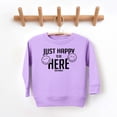 thumbnail image 3 of SmileyWorld Just Happy To Be Here - Toddler Graphic Sweatshirt, 3 of 17