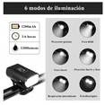 thumbnail image 4 of Luz Bicicleta Bloosom  Usb Recargable Delantera Y Traser Ipx6 Negro, 4 of 4