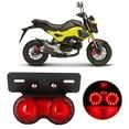 thumbnail image 4 of Motorcycle Rear Light Brake Light Modified Lamp Motorcycle Modified Accessory 12V Round Motorcycle LED Brake Tail Light Rear Lamp Universal Modified Accessory, 4 of 8
