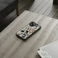 thumbnail image 2 of DistinctInk Clear Hybrid Case for Apple iPhone 12 Mini (5.4" Screen) - Whimsical Feline Paradise: A Colorful Cartoon Pattern - Raised Bezel Screen Guard, 2 of 8