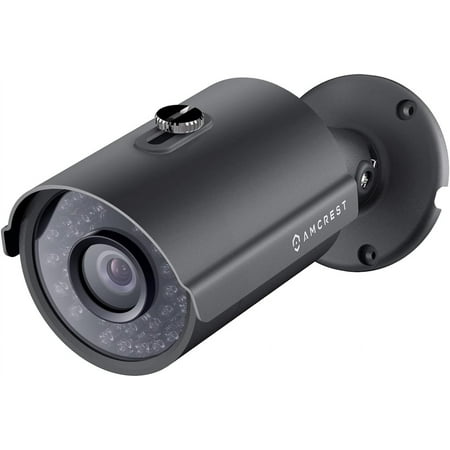 UPC: 0859888005412 | Amcrest Analog Outdoor Security Camera  Bullet 2MP 1080P @ 30fps  Quadbrid HD-CVI/TVI/AHD  98ft Night Vision  IP67 Metal  90° FOV  Black (Not an IP Camera) (DVR Required  Not Included) (AMC1080BC36-B)
