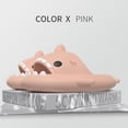 thumbnail image 3 of Cartoon Shark Flip Flops, Non-Slip Thick-Soled Beach Flip Flops, Quick-Drying Funny Pool Sandals, 3 of 5