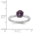 thumbnail image 7 of Amethyst Sterling Silver Briolette Ring, 7 of 7