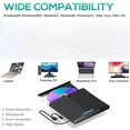 thumbnail image 1 of Becaristey Black Portable DVD Player 5in1 Optical Disc Universal CD R 7-in-1 Optical Drive Dvd Rw Optical Drive 7in1, 1 of 6