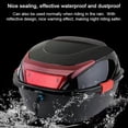 thumbnail image 4 of 28L Motorcycle Tail Box Rear Trunk Large Capacity Motorbike Luggage Storage Case Waterproof with 2 Keys Side Snaps , ideal for outdoor riding, mountain biking, road cycling, sports training & weeke..., 4 of 6