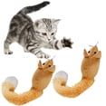 thumbnail image 2 of 2PCS Rat Cat Toy Plush Protective Creative Cat Catnip Toy Kitten Mice Toy, 2 of 10