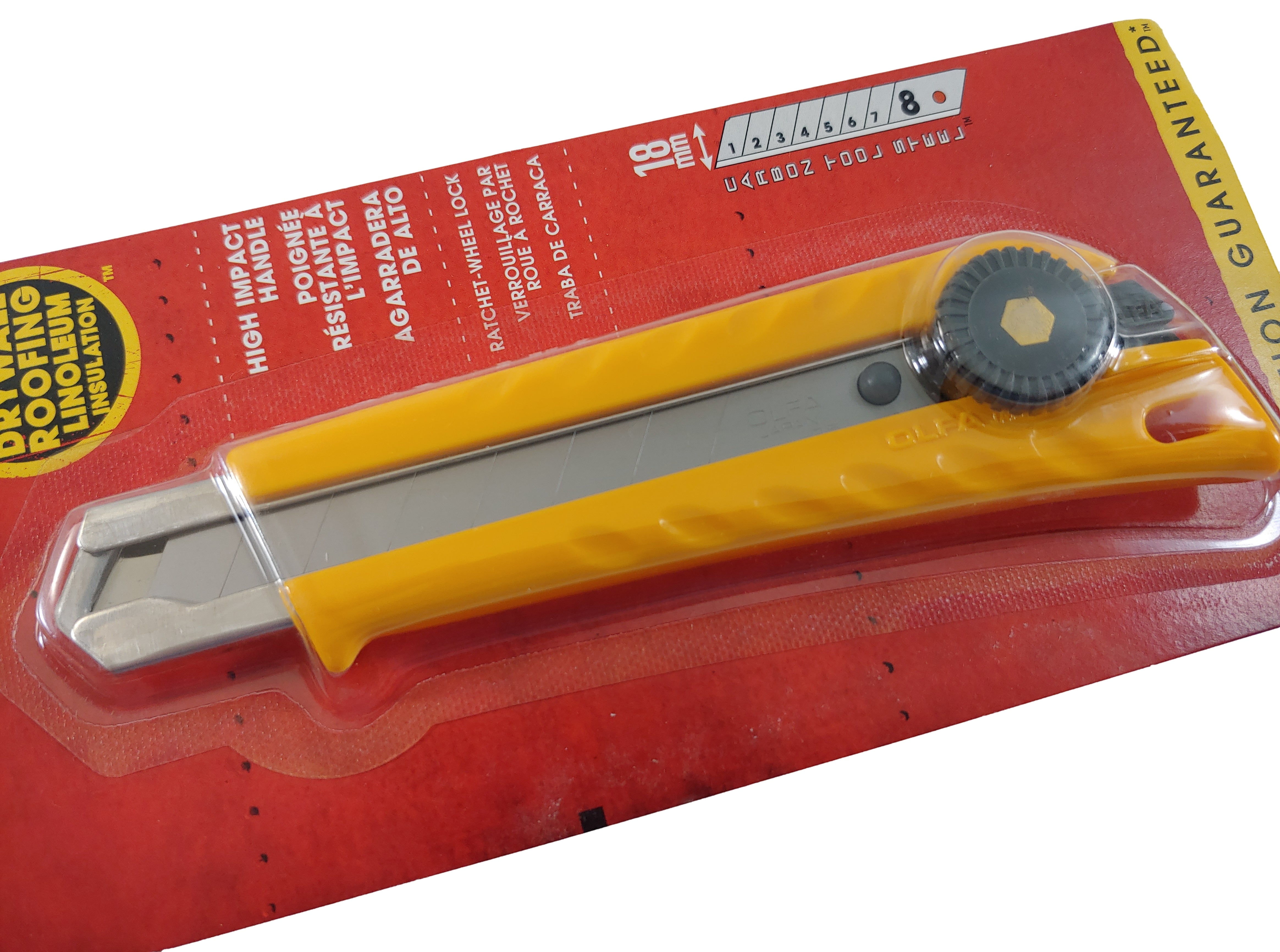 Lot of 2 OLFA 5003 L-1 18mm Ratchet-Lock Heavy-Duty Utility Knife