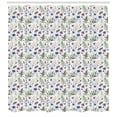 thumbnail image 3 of Ambesonne Thistle Shower Curtain, Watercolor Wildflowers, 69"Wx84"L, Multicolor, 3 of 3