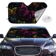 thumbnail image 2 of Balery Butterfly Print Car Windshield Sun Shade,Windshield Sunshade for Car Pickup Truck SUV Accessories-Medium, 2 of 7