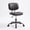Black/18.50 x 27.10 x 33.80 inch, variant on Alvantor Office Chair, Adjustable Height 360° Swivel Rolling Computer Task Chair without Arms, White/Orange/Black