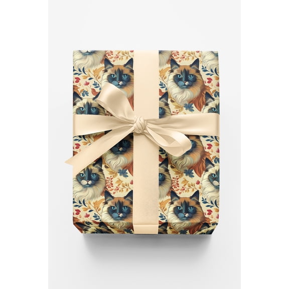 London Penny Premium Wrapping Paper - Ragdoll Romp