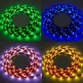 thumbnail image 2 of LED Strip Light 16.4FT 5M SMD 5050 Waterproof 300LEDs Color Changing RGB Flexible Lamp Kit With 44 Key IR Remote Controller and 12V 5A Power Supply for Home Decor, 2 of 6