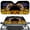 Bull Terrier Sunflower Butterfly US Flag, variant on Xoenoiee Sunshade for Car Vintage Tribal Horse Print Windshield Sun Visor UV Ray Blocker Vehicle Interior Sun Shade Keep Cool with Suction Cup Universal Fits SUVs, Sedans, Trucks