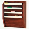 thumbnail image 1 of Wooden Mallet CH17-4MH 4 Pocket Legal Size File Holder in Mahogany, 1 of 3