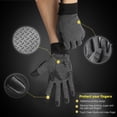 thumbnail image 2 of Guantes impermeables, reflectantes, fríos y cálidos para correr de noche al aire libre con dedos completos Fridja  nalpqowj3475, 2 of 5