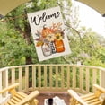 thumbnail image 4 of Sm:)e Thankful Mason Jar Pumpkin Floral Fall House Flag 28 x 40 Inch Double Sided, 4 of 7