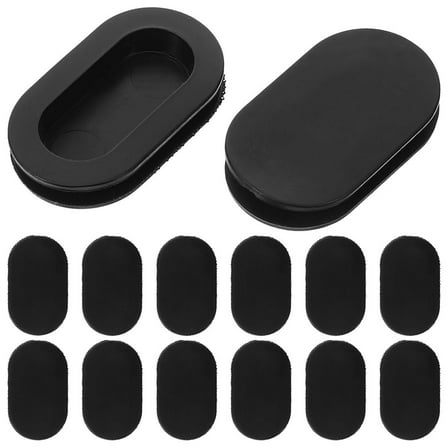 20 Pcs Piggy Bank Stopper Grommets Hole Plugs Coin Jar Black