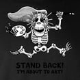 thumbnail image 3 of CafePress - Stand Back! Long Sleeve T Shirt - Long Sleeve Dark T-Shirt, 3 of 4