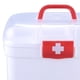 thumbnail image 5 of Caja de almacenamiento de botiquín de primeros auxilios con bandeja extraíble multicapa para el hogar L, 5 of 8