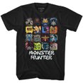 thumbnail image 1 of Monster Hunter Symbols Black Adult T-Shirt Tee, 1 of 2