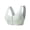 Mint Green, variant on Comfortable Wireless Bra For Mature Women Front Closure Vest Style Plus Size Soft Cup Bra For Everyday Wear