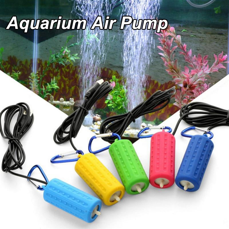USB Car Charger Cable Aqua Air Pump Aquarium Water Fish Tank Oxygen 2 Outlet NEW 