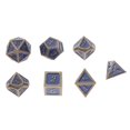 thumbnail image 4 of Juegos de dados poliédricos, 7 piezas X 2 juegos de dados para juegos de RPG MTG con D8 D10 D12 D20 yotijar Lote de dados poliédricos de aleación de zinc, 4 of 10