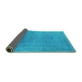thumbnail image 2 of Ahgly Company Indoor Square Persian Turquoise Blue Bohemian Area Rugs, 4' Square, 2 of 4