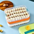 thumbnail image 4 of Dumpling Storage Box,Refrigerator Food Shelf Dumpling Stackable Food Storage Box Tray Refrigerator Food Shelf True Excellence, 4 of 9
