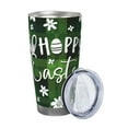 thumbnail image 2 of KLL Happy Easter Print 40oz Stainless Steel Insulated Car Cup with Spillproof Lid - Keep Your Drink Hot or Cold on the Go-Straw Three-piece Set, 2 of 8