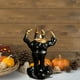 thumbnail image 2 of Portavelas Decoraciones De Halloween Candelabro Gótico Con Cabeza Esqueleto De Resina Decoración Para La Mesa Del Hogar, 2 of 7